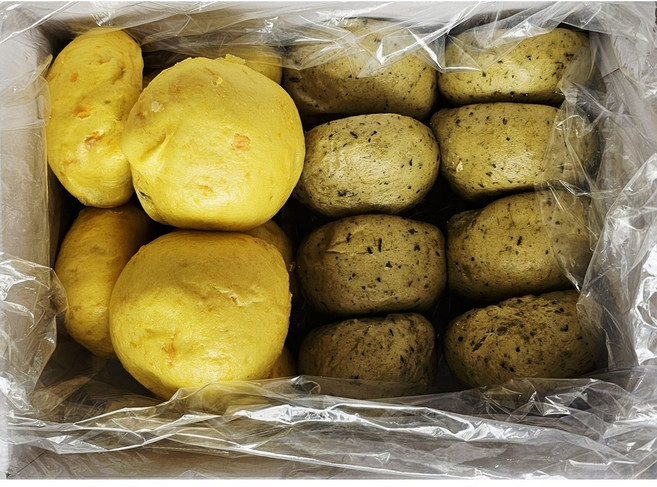 [영이쭈니] 양구 곰취찐빵8p 호박찐빵8p 수제찐빵 무방부제, 1kg, 1개