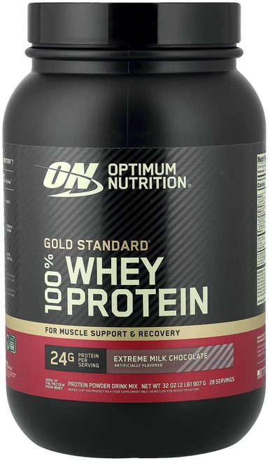 옵티멈뉴트리션 Gold Standard 100% Whey 익스트림 밀크 초콜릿 907g(2lb), 907g, 1개 - 쿠팡