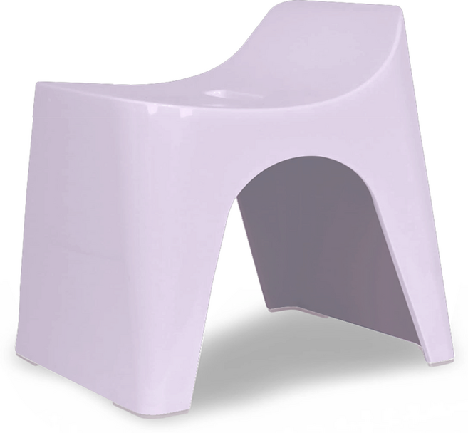 휴바스 일본 높은 욕실의자, 파스텔 퍼플