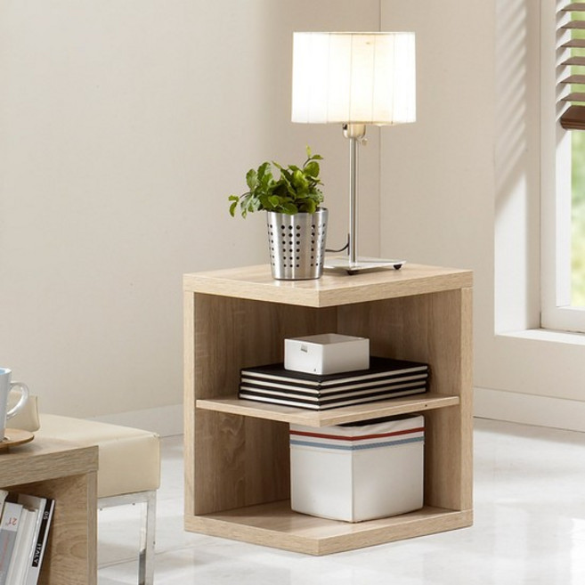 케네스 협탁 코너형 사이드테이블 협탁 침대협탁, 1개