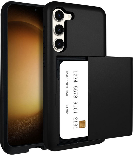 더조은셀러 심플리 슬라이드 카드 2장 수납 범퍼 케이스