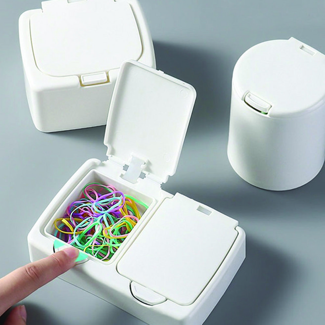 홈블리스마켓 홈블리스마켓 심플 원터치 보관함 클립, 2구, 1개, 2구