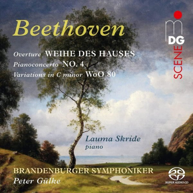 [CD] Lauma Skride 베토벤: 헌당식 서곡 피아노 협주곡 4번 32개의 변주곡 (Beethoven: Piano Concerto No. 4 C...