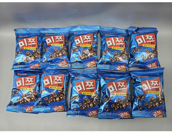 오리온 미쯔블랙 미니, 42g, 10개
