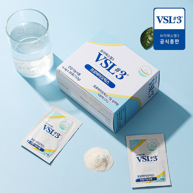 [VSL#3] 브이에스엘#3 프로바이오틱스 생유산균30포 4.4g 30포(132g), 1세트, 30회분