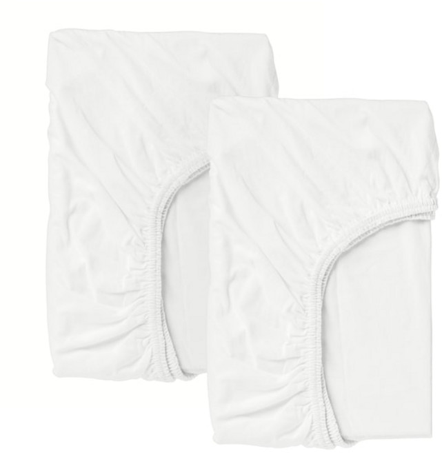 이케아 렌 유아용매트리스커버 화이트 2개 60x120cm 101.690.60