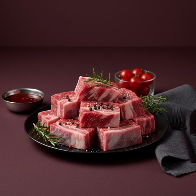 맛의정직 바비큐브 미국산 찜갈비 (냉동) 1KG 2KG 3KG 4KG 5KG, 1개