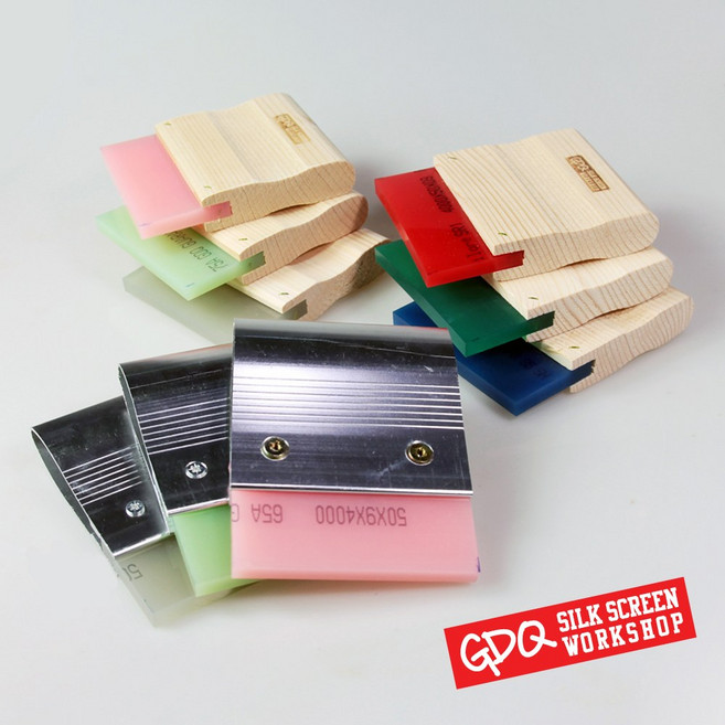 지디큐 실크스크린 전용 스퀴지 silkscreen squeegee, 프랑스산 스퀴지, 강질(85A), 5cm