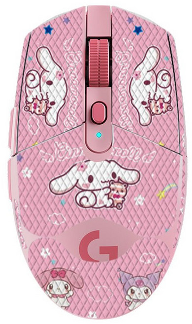 로지텍 G304 X C타입 충전식 경량 무선 마우스, 핑크 + 시나모롤