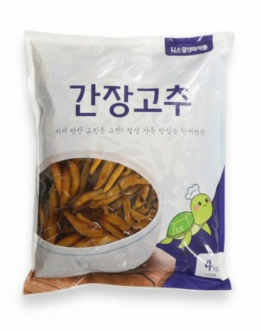 엘케이식품 간장고추4kg 4개 1박스, 4kg