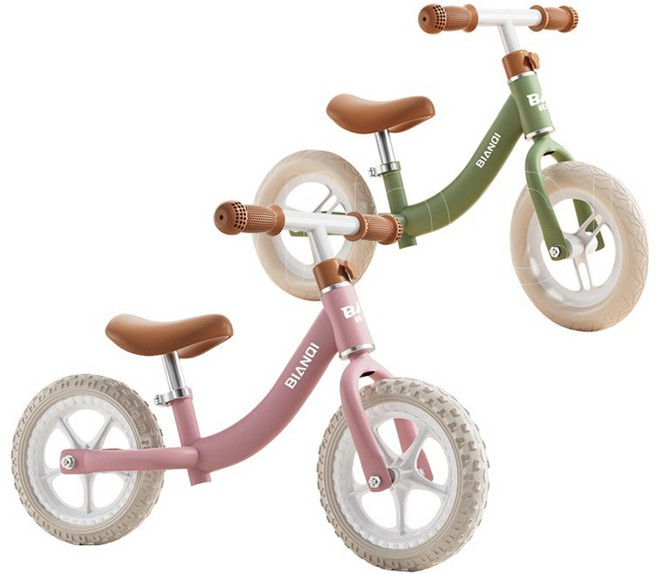 아동용 밸런스 바이크 자전거 발란스 12인치 14인치, 1개, 80cm, 그린(발포휠)