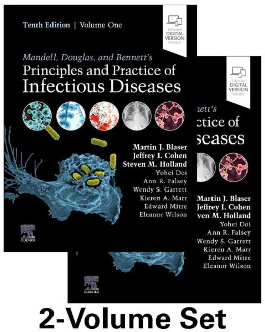 Mandell Douglas and Bennett's Principles and Practice of Infectious Diseases 10/E : 2-Volume Set, Elsevier