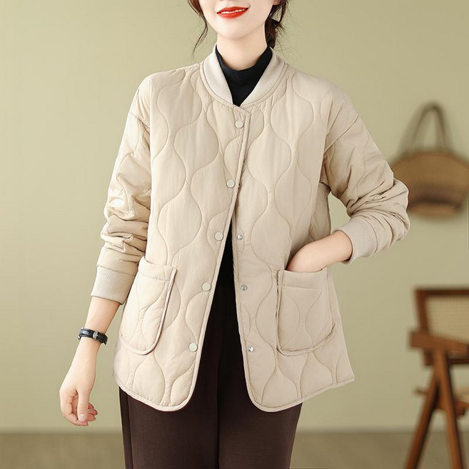 COSYEVNO 여성 경량 패딩 겨울 빅사이즈 루즈핏 패션 얇은 보온 코디 아우터 CXJdbyrf-04