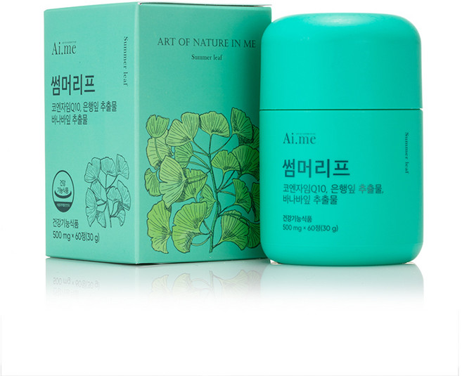 (정품) 에이아이미 썸머리프 코큐텐 코엔자임Q10 바나바잎 혈당케어 60정 1개