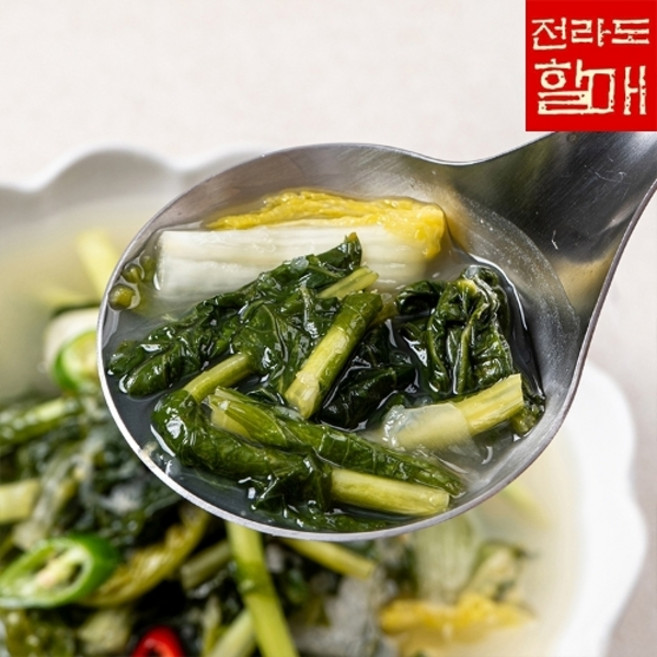 전라도할매 국내산 원재료 사용 시원한 백열무물김치 3kg, 1개