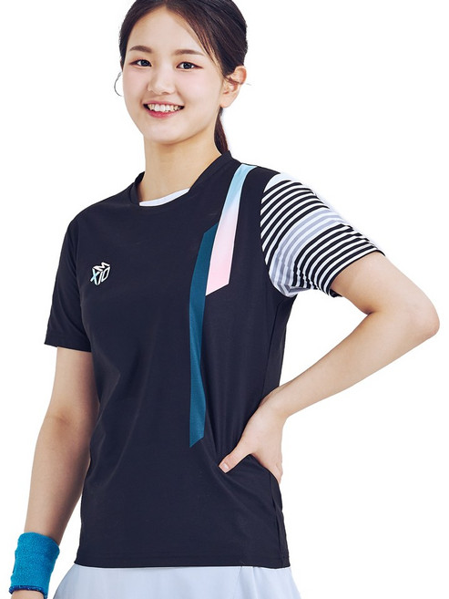 엑시옴(XIOM) 공식 본사 직영 아르토(ARTO) 기능성 탁구 유니폼 반팔 상의 경기용 탁구복