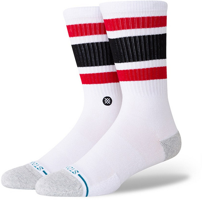 스탠스 스포츠양말 중목양말 농구양말 TUBE BULLS CREW A555C24TBU-WHT