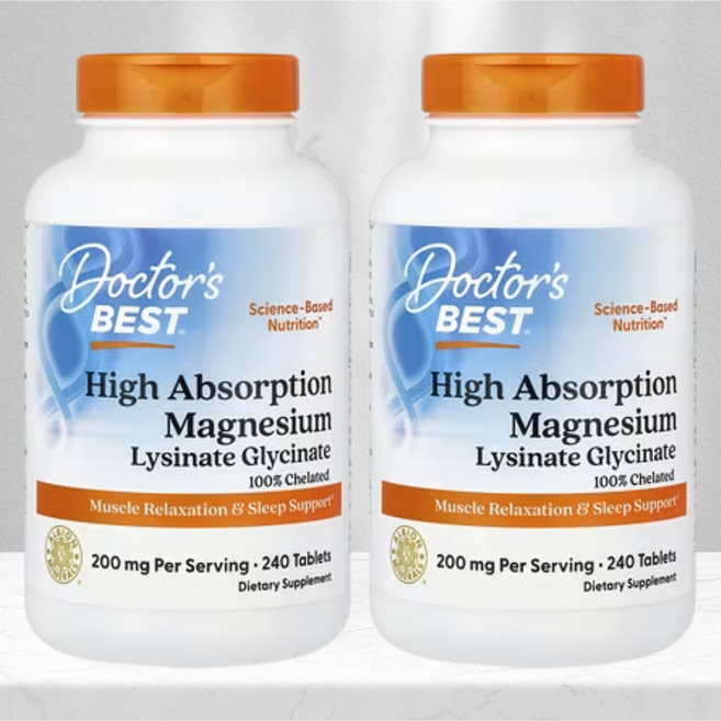 닥터스베스트 200mg닥터스 Best 고흡수 마그네슘, 2개, 240정