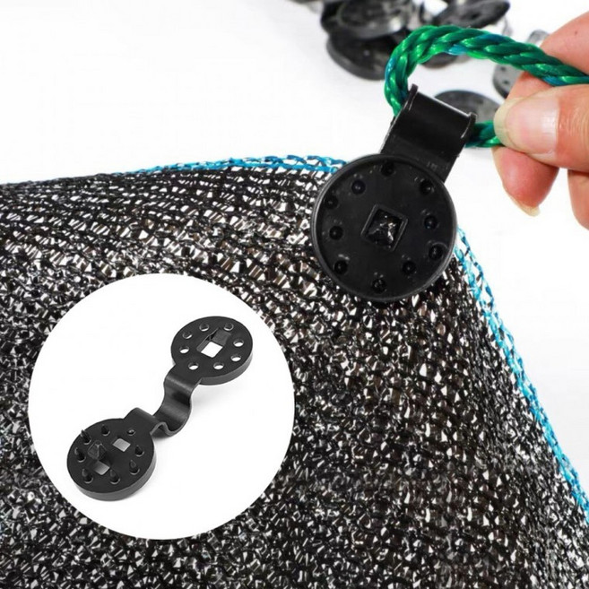 (50개) 차광막 그늘막 차양막 고정 클립 그물망 집게, 상세페이지 참조