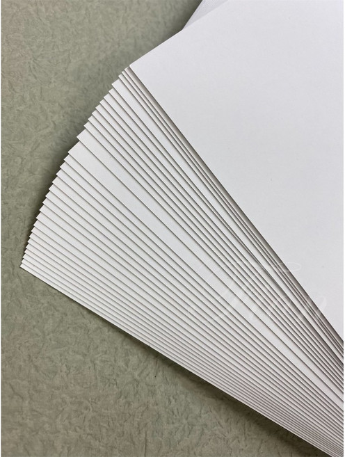 Fion A4霧膜卡紙 250磅/350磅/370磅厚卡底板, 1個, 0.5mm,6.5x13cm-35張