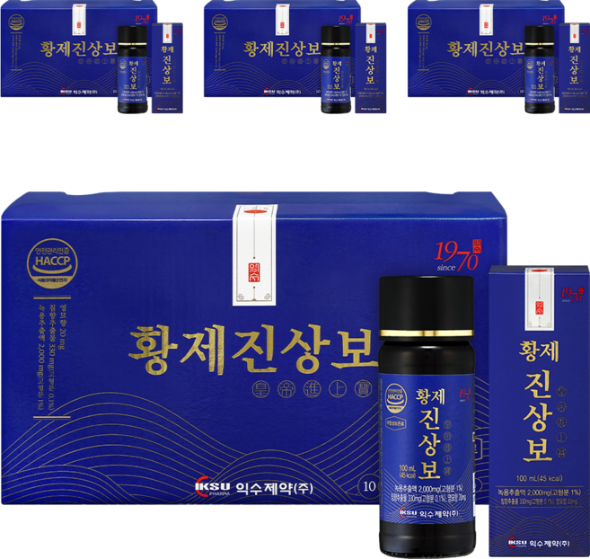 마시는 침향 녹용 액 익수제약 황제진상보, 100ml, 40개