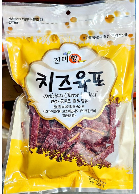 치즈육포 진미향 세절 500g 업소용, 1개