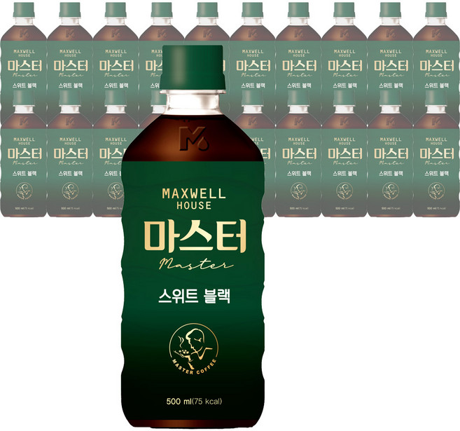 맥스웰하우스 마스터 스위트 블랙, 500ml, 24개