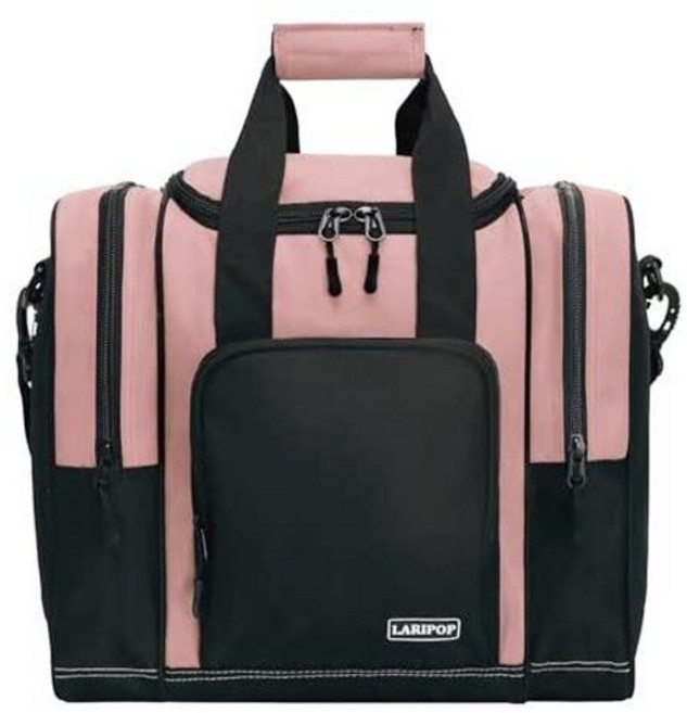 볼링가방 운동 용품 보관 이동 1구 수납 소프트패드 이동형 볼링백 여행용 손잡이, 1개, 누드 핑크