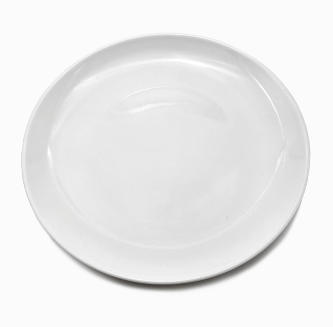멜라민그릇 메라민접시 조리기능사 준비 업소용 그릇, 1개, 흰색