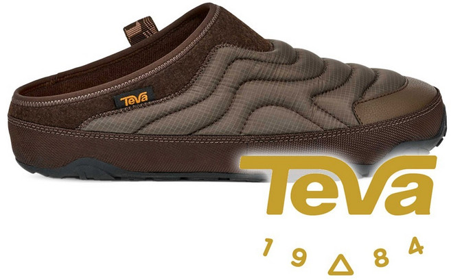 TEVA ReEmber Terrain 中性保暖休閒拖鞋 板岩棕 1129596, 9