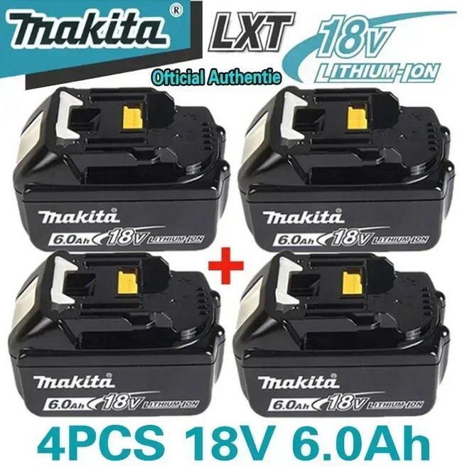 Makita 18V 배터리 6.0Ah 충전식 배터리 18650 Makita 전동 공구 BL1860 BL1830 BL1850에 적합한 리튬 이온, [11] Makita 6AhX4--10C