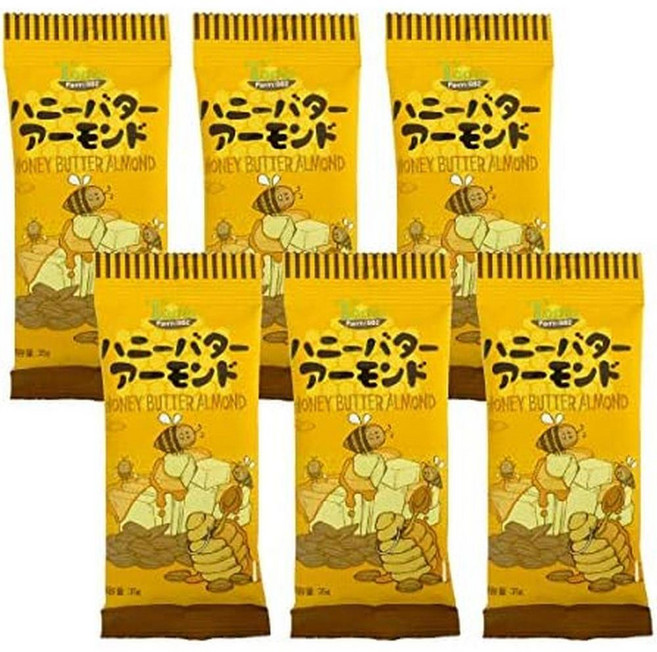 길름 허니버터 아몬드 35g x 6개 탐스팜 아몬드 사용, 사이즈, 1개