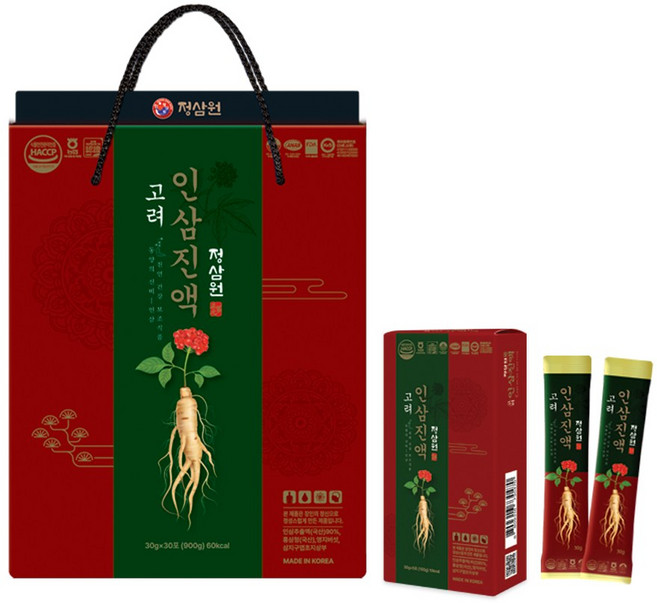 개성홍삼 정삼원 고려인삼진액, 30개, 30g