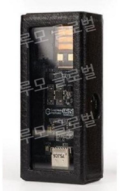 루모 퀘스타일 Questyle Audio 라이트닝 가죽케이스 케이블 M15i 맥세이프, 4. M15 가죽 케이스 블랙