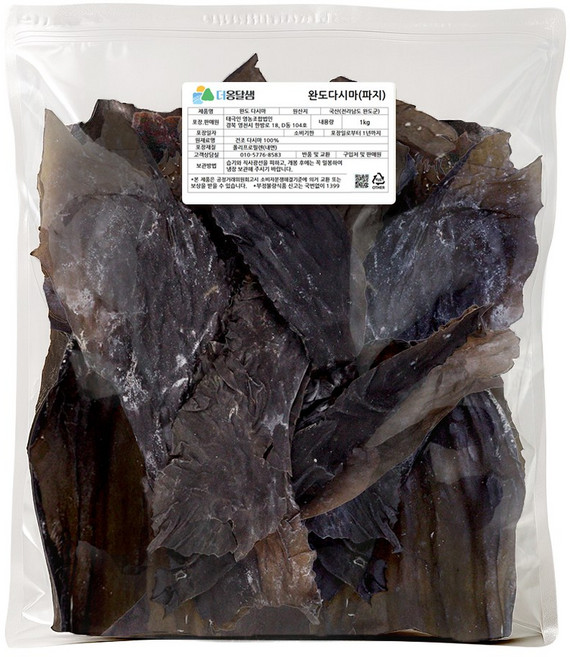 더옹달샘 완도 건 다시마 파지 1kg 진한국물 육수용, 1개