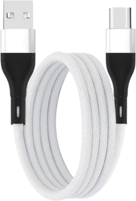 貼膜達人 USB to Type-C 磁吸收納編織PD快充線, 一般款, 1個, 100cm