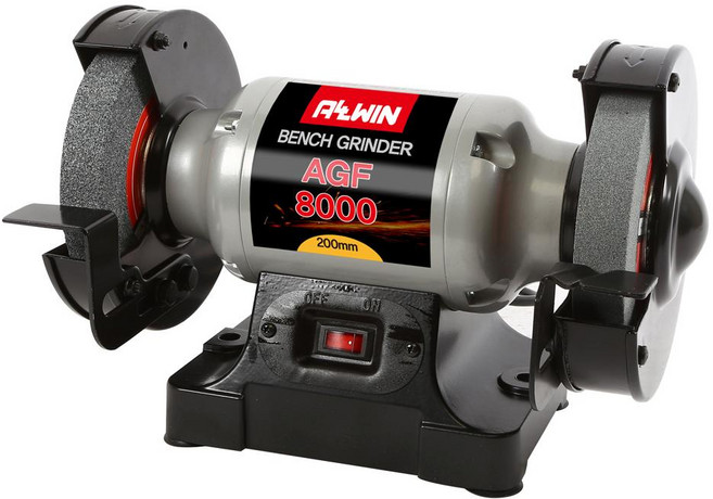 책임툴 올윈 탁상그라인더 AGF8000 8인치 1~2HP 단상220V, 본품, 1개