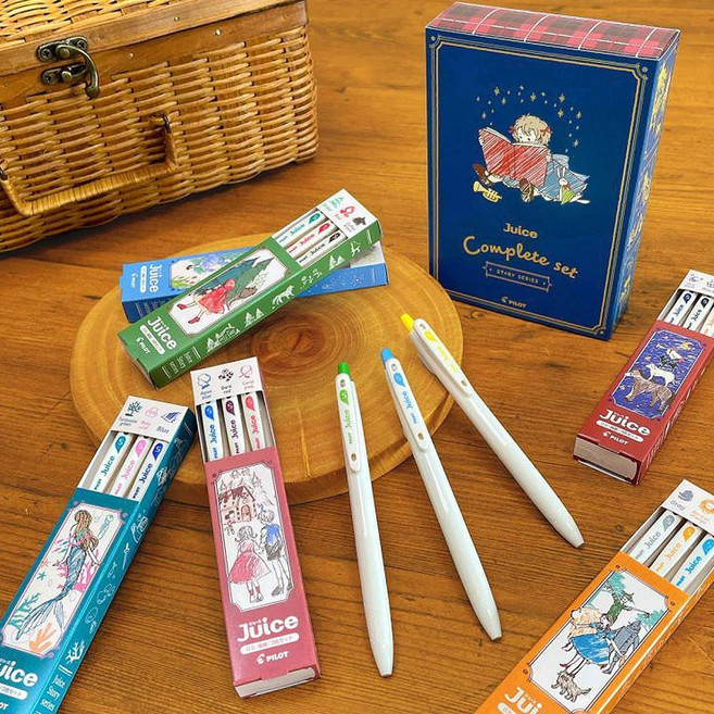 제이펜즈 파일롯 Juice 10th 동화시리즈 3컬러/18컬러세트 0.5mm, 브레멘음악대