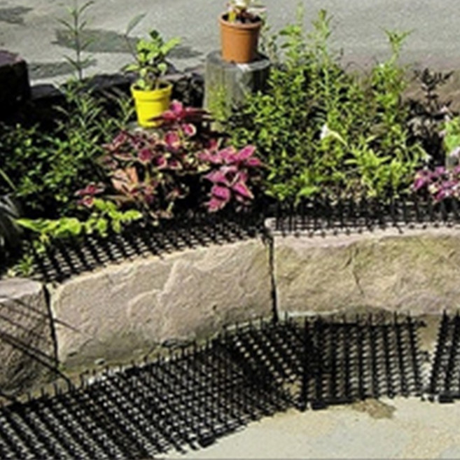 고양이 접근 방지매트 안전 PP 고무 야외 미끄럼방지패드, 화이트-200cm