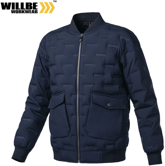 윌비 블루종 튜브 다운점퍼 작업복 작업복점퍼 회사단체복 CT406