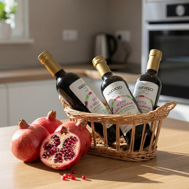 발베로 유기농 석류식초 500ml 3개 초모식초 석류사이다비니거 석사비