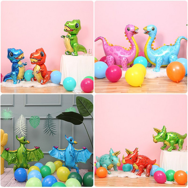 [피앤비유니티]4D공룡모음, 13)4D스피노 사우르스-오렌지