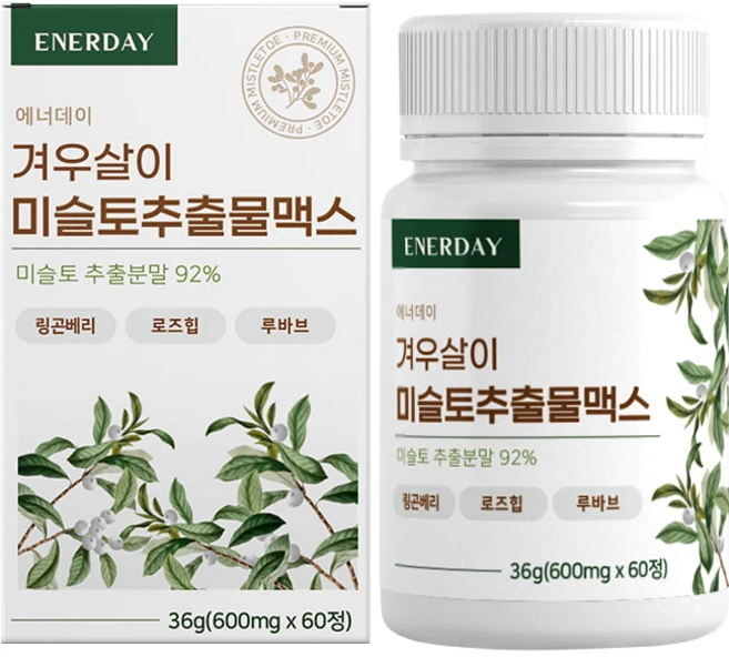 참나무 미슬토추출물 국내산 면역 진정 수면장애, 1개 - 쿠팡