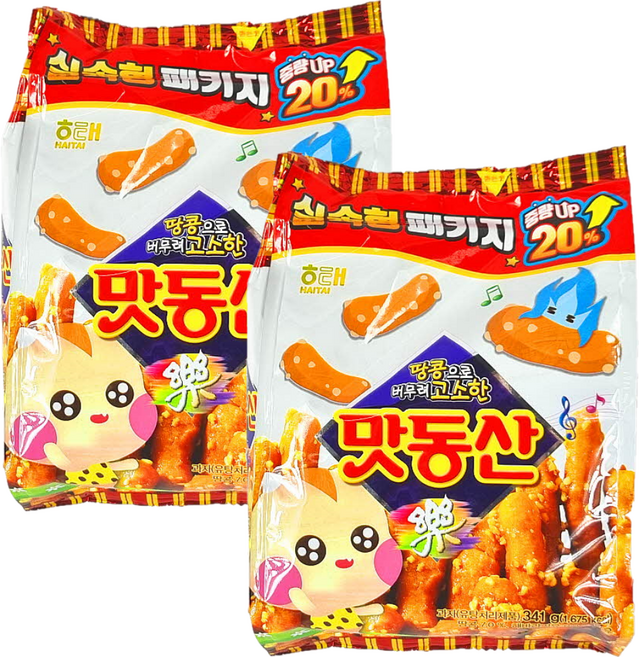 해태 맛동산, 341g, 2개