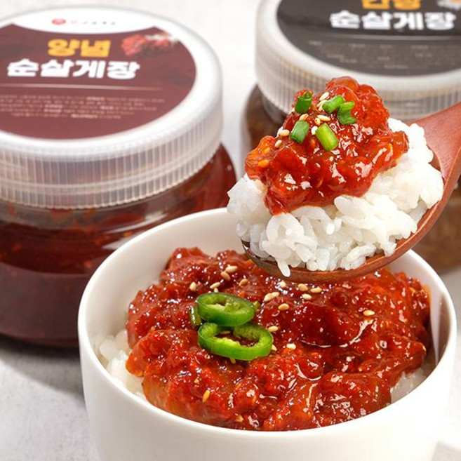 진간장게장 전통비법 양념순살게장300g, 단품, 단품