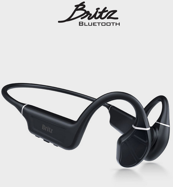 브리츠 BZ-BONE X9 완전 방수 골전도 블루투스 이어폰 수영 런닝 러닝 운동 스포츠 귀걸이형 오픈형 이어폰