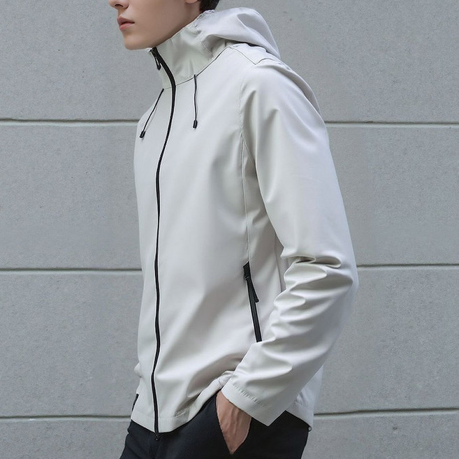 ZXR732 남성 안감 바람막이 아웃도어 후드 점퍼 자켓