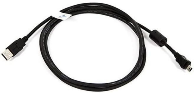모노프라이스 6피트 USB 2.0 A 수 에서 미니-B 5핀 28/24AWG 케이블 104931 검정색 해외 직배송
