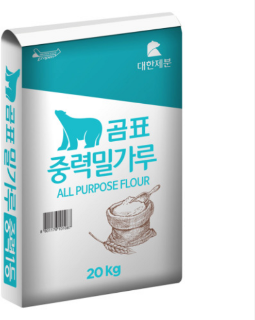 곰표 중력밀가루, 20kg, 1개