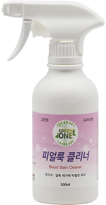 그린원 피 얼룩 클리너 얼룩제거 300ml 500ml, 1개